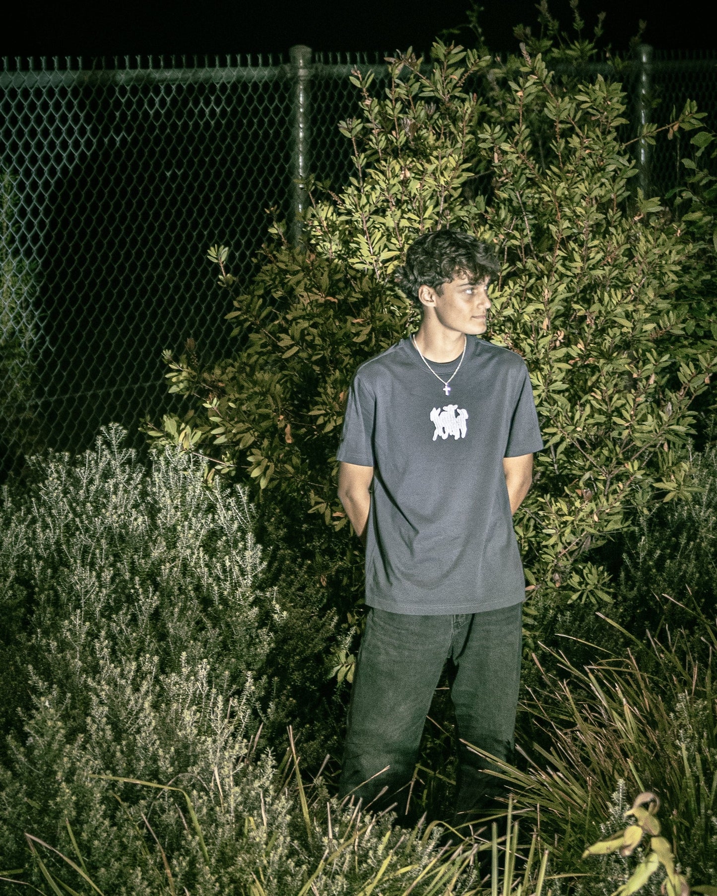 "NIGHT" FLOCK TEE